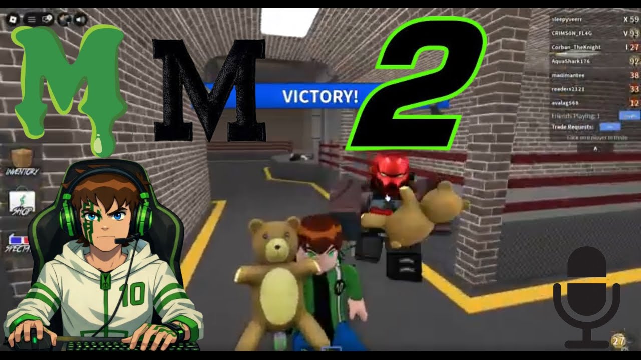 Murder mystery two, Roblox (with voice)