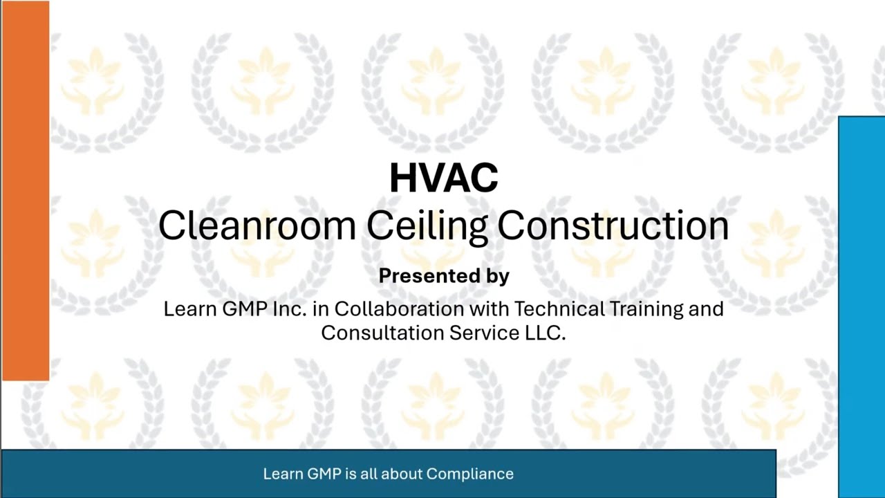 HVAC Cleanroom Ceiling Construction