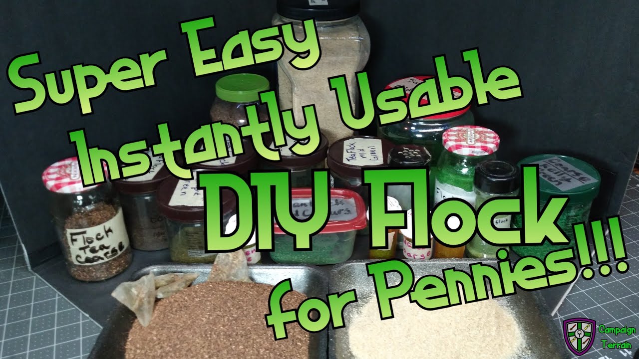 Ready-to-Use DIY Flock for Cheap - Episode 0053 (TTRPG, Palladium, D&D, Pathfinder)