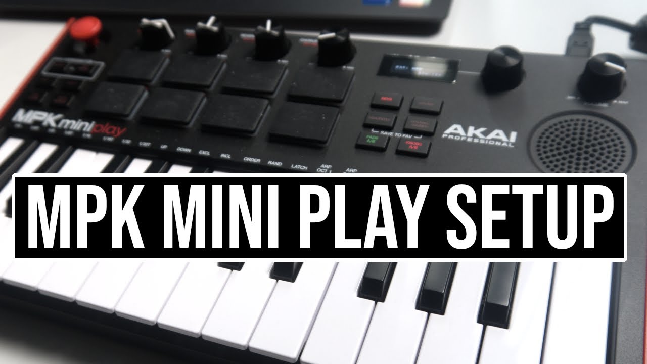 Полная настройка AKAI MPK MINI PLAY MK3: регистрация, загрузка программного обеспечения и пошагов...
