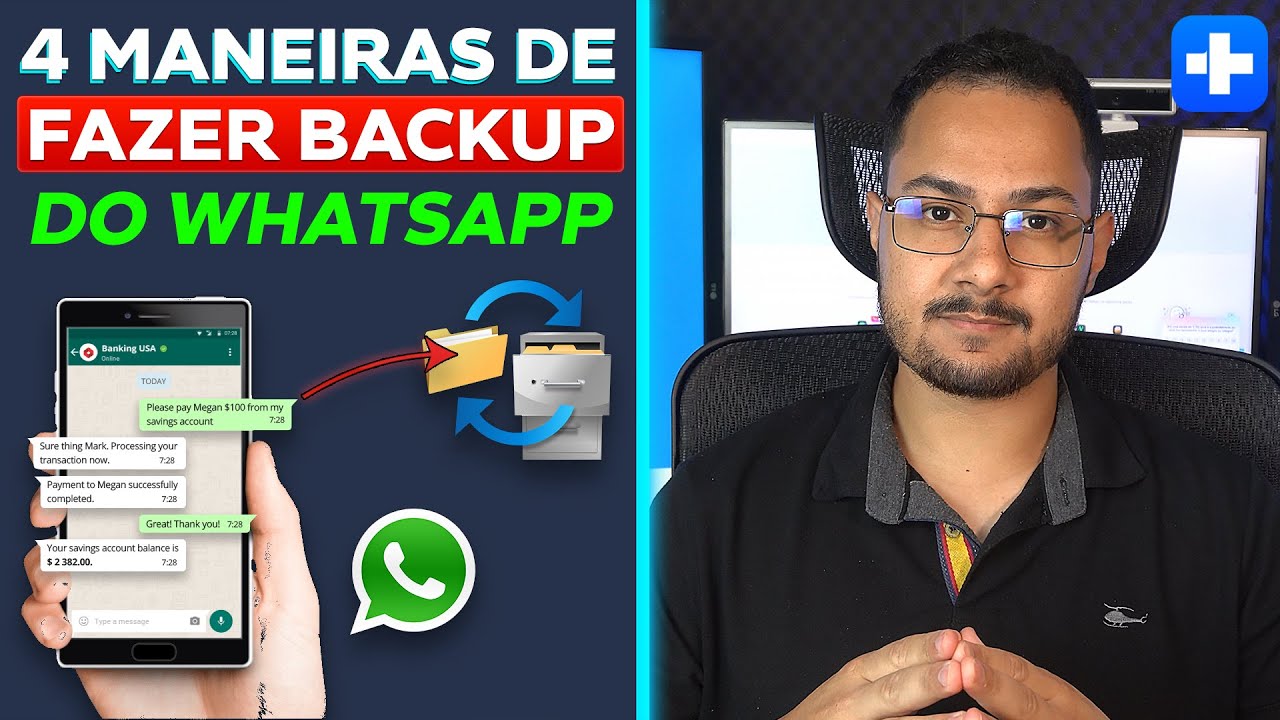Como fazer BACKUP do WHATSAPP (MÉTODO RÁPIDO) | Dr.Fone