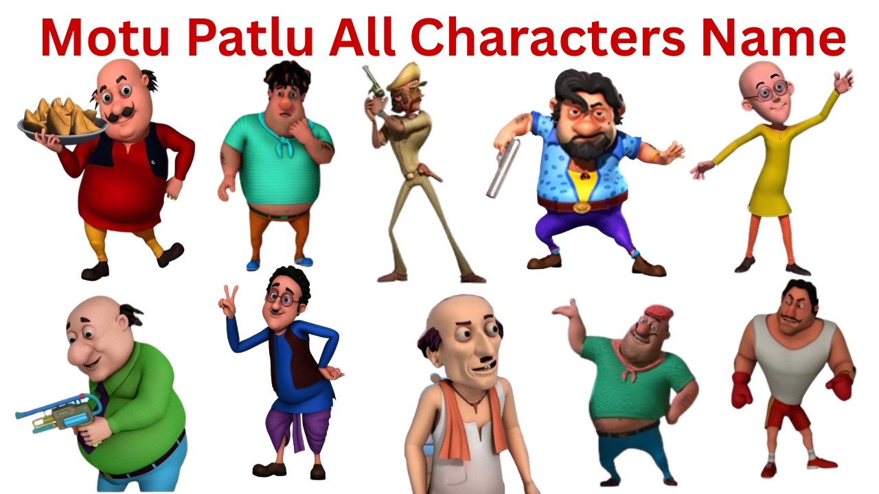 Motu Patlu All Characters Name & Amazing Fun Facts | Furfuri Nagar Secrets Revealed! 😱😂