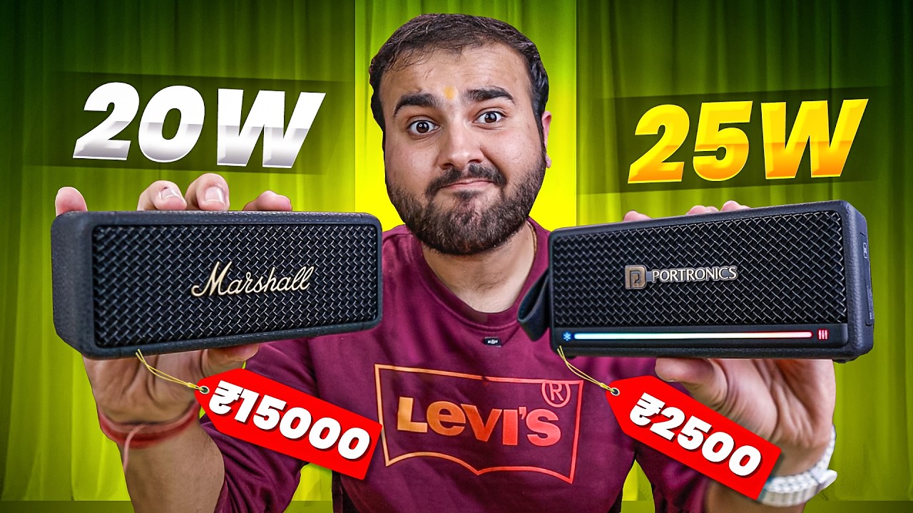 *Portronics Made a Marshall Speaker 🤯* - Portronics Harmony Mini | Best Portable Speaker