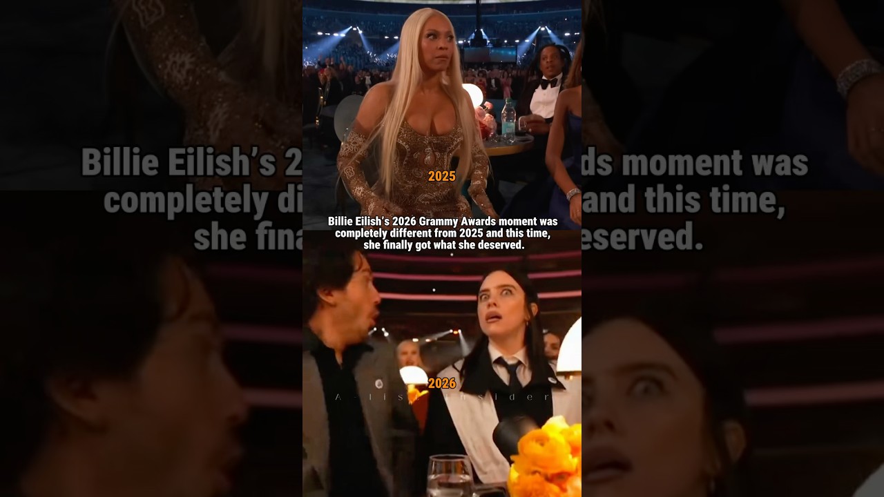 Момент триумфа Билли Айлиш на церемонии вручения премии «Грэмми» в 2026 году был СОВСЕМ не похож ...