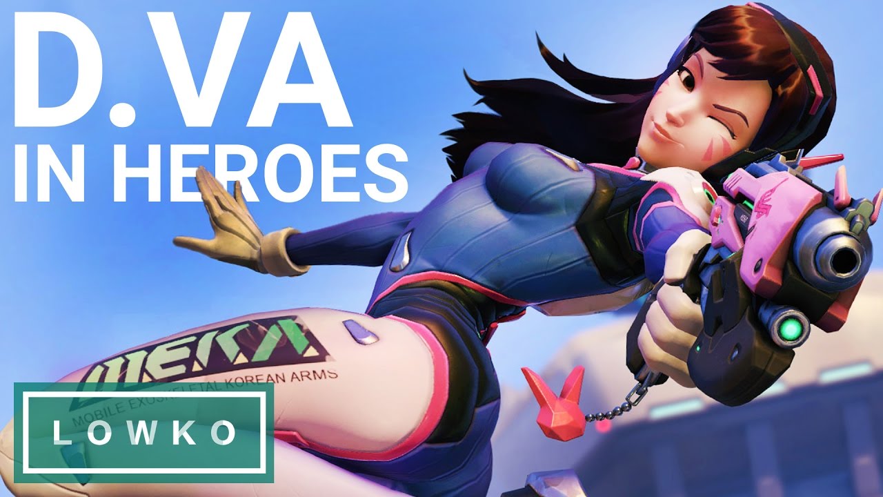 Heroes of the Storm: D.Va Gameplay!