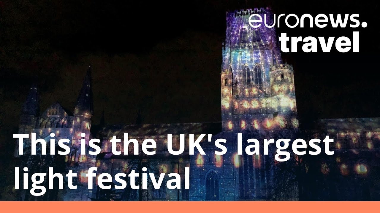 Watch Durham sparkle during the UK&rsquo;s largest light festival