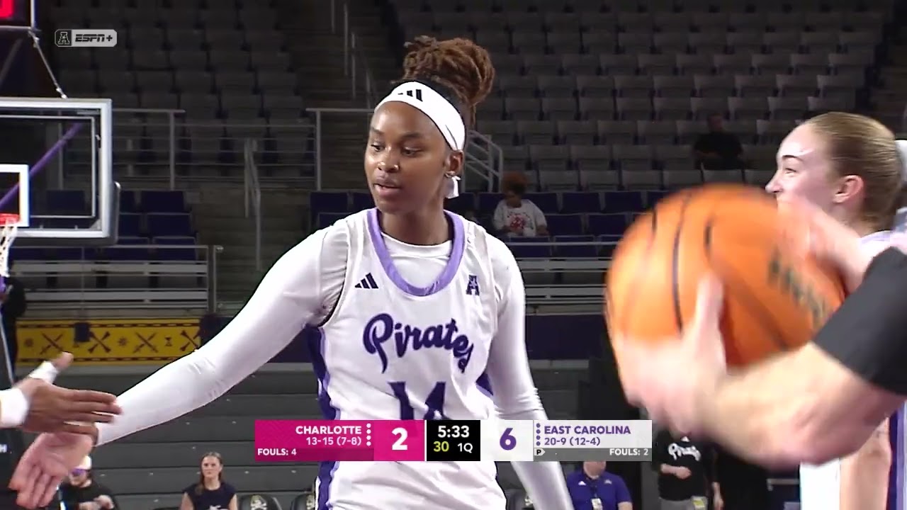 WBB Charlotte vs ECU 2 28 26