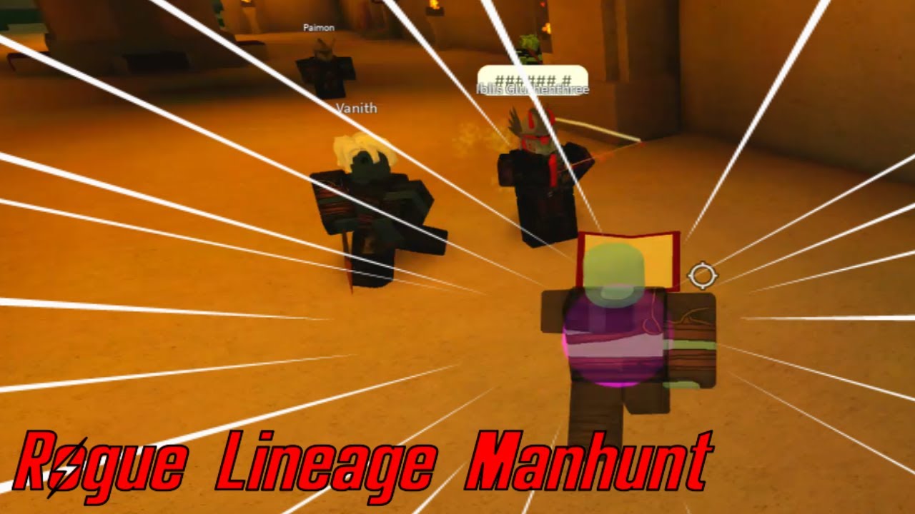 Rogue Lineage Speedrunner vs 4 Hunters