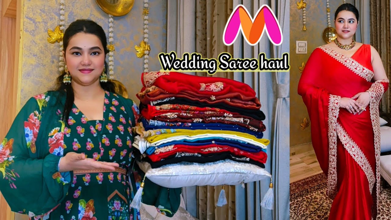Beautiful wedding haul From Myntra @PoojaRikichoyal 