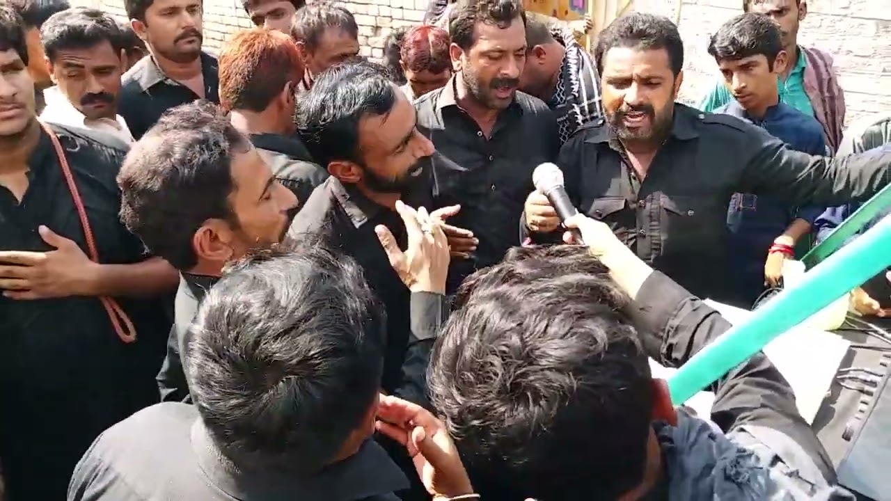 Medy katal dy bad mediyan bhenrin Taqi Baloch noha seet pur jaloos 9 moharam