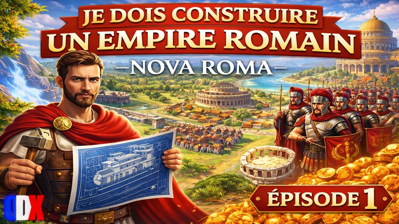 Je dois construire un empire Romain (Nova Roma) - 1 DEMO