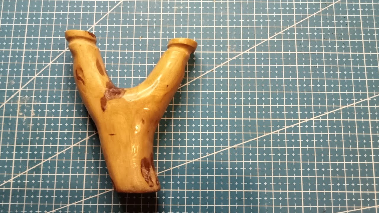 Hand made natural fork slingshot