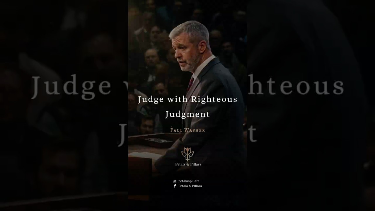 Judge with Righteous Judgment | Paul Washer #shorts #paulwasher #reformed