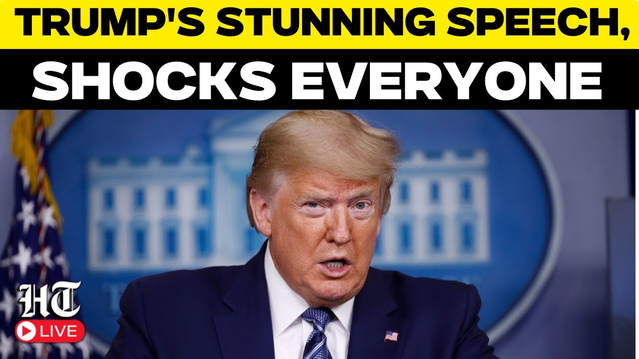 Trump Speech Live | US President Donald Trump Issues Shocking Statement | White House  | US News