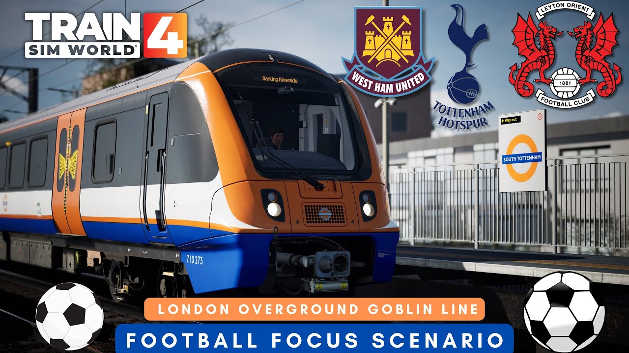 Train Sim World 4 London Overground Goblin Line: Football Focus Scenario