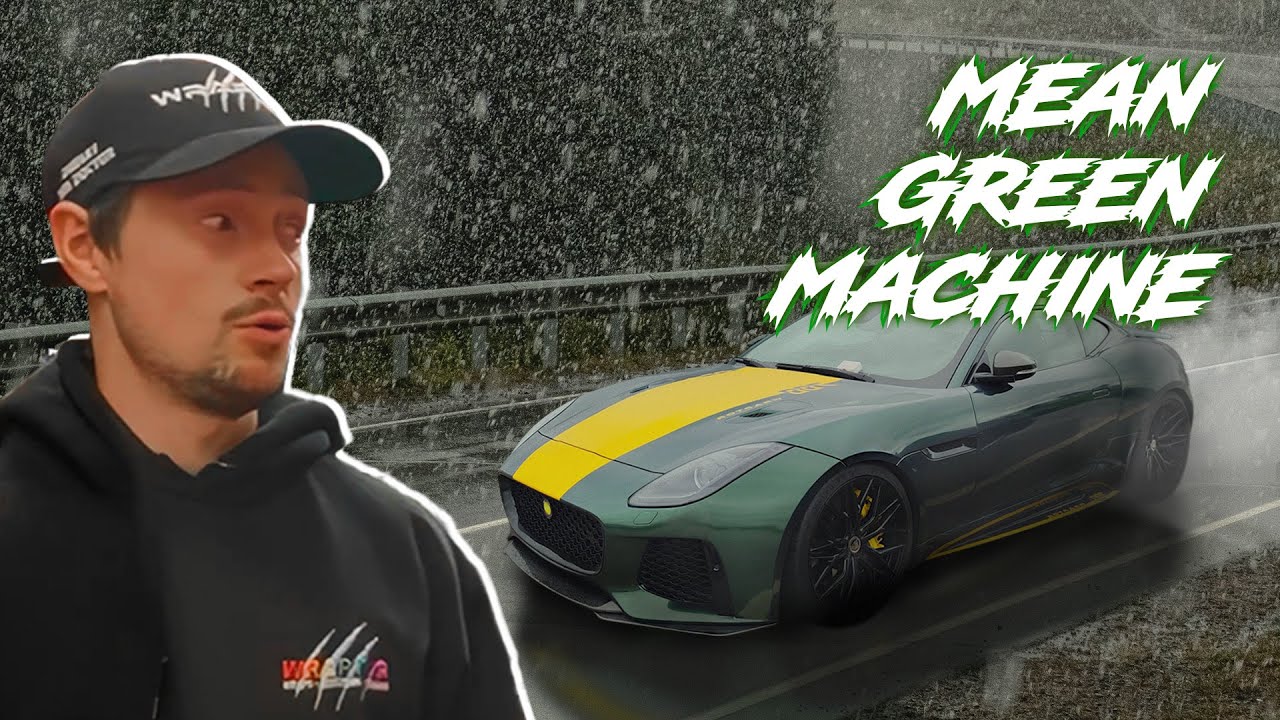 World's first 700BHP Jaguar F-Type R??! | Level 4 Tuning, Green & Yellow Wrap | MEAN GREEN MACHINE
