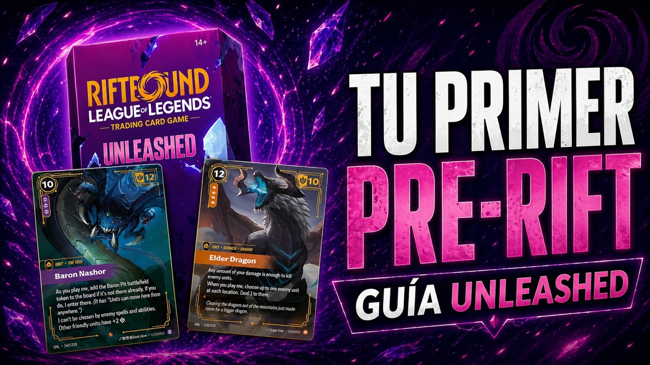 Gu&iacute;a Completa Pre-Rift Unleashed | C&oacute;mo jugar Sealed en Riftbound