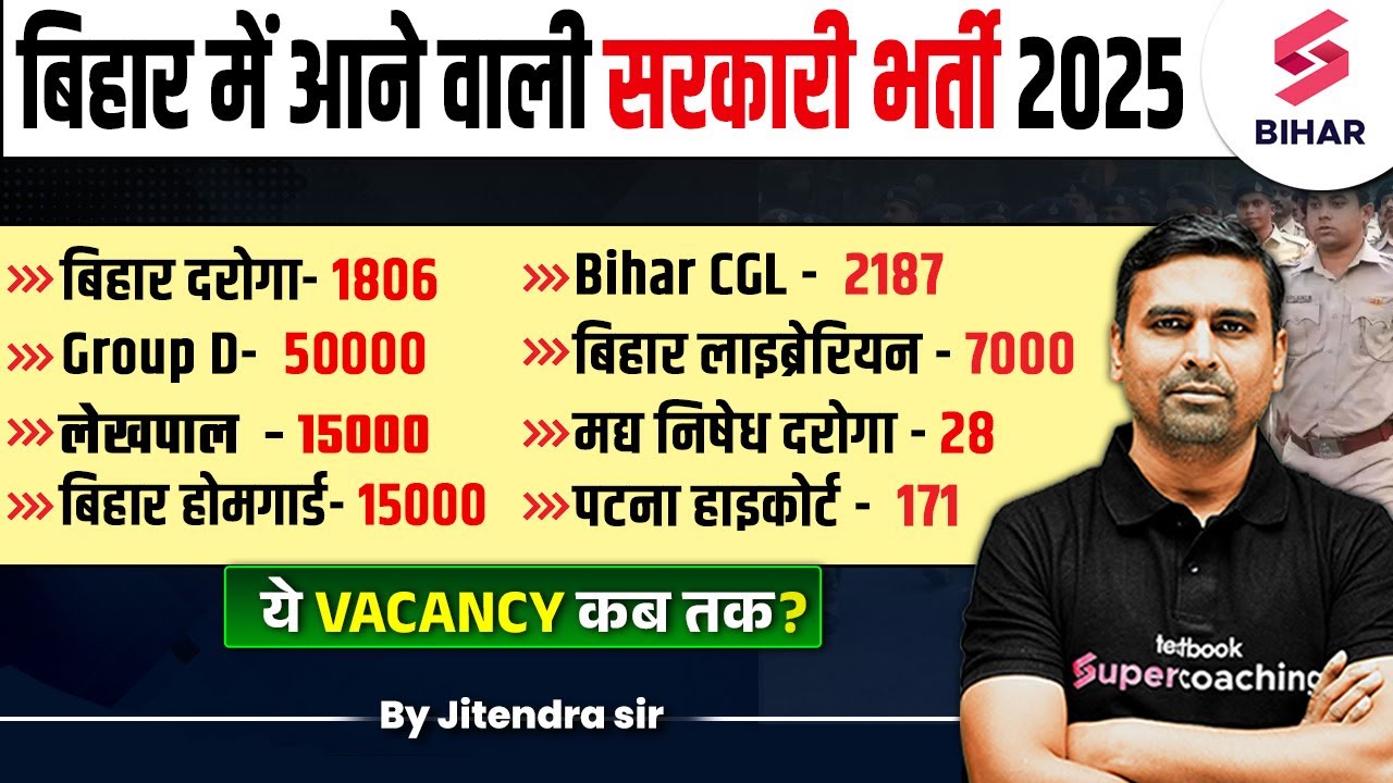 Bihar Upcoming New Vacancy 2025 | कब कौन सी भर्ती के होंगे आवेदन ? Bihar Vacancy Complete Details