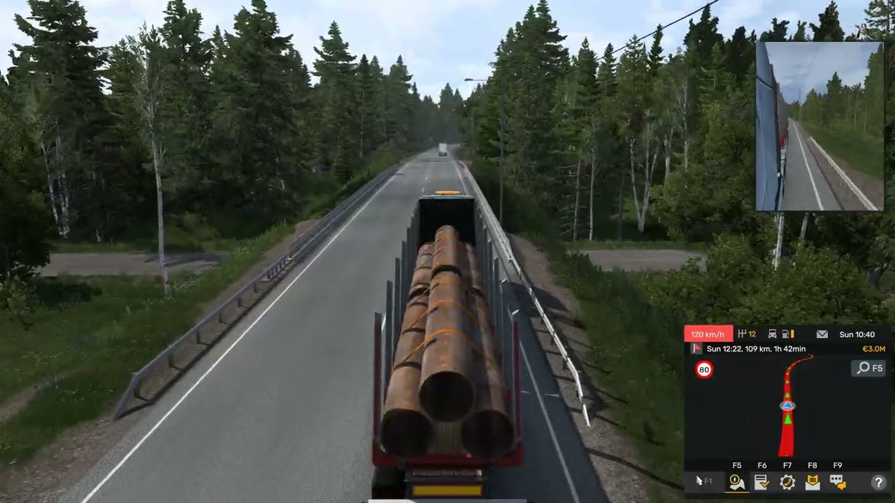 Kajaani - Kuopio | Large Tubes 21t | Volvo FH6 Aero | ETS 2 v1.57 Nordic Horizons | #804