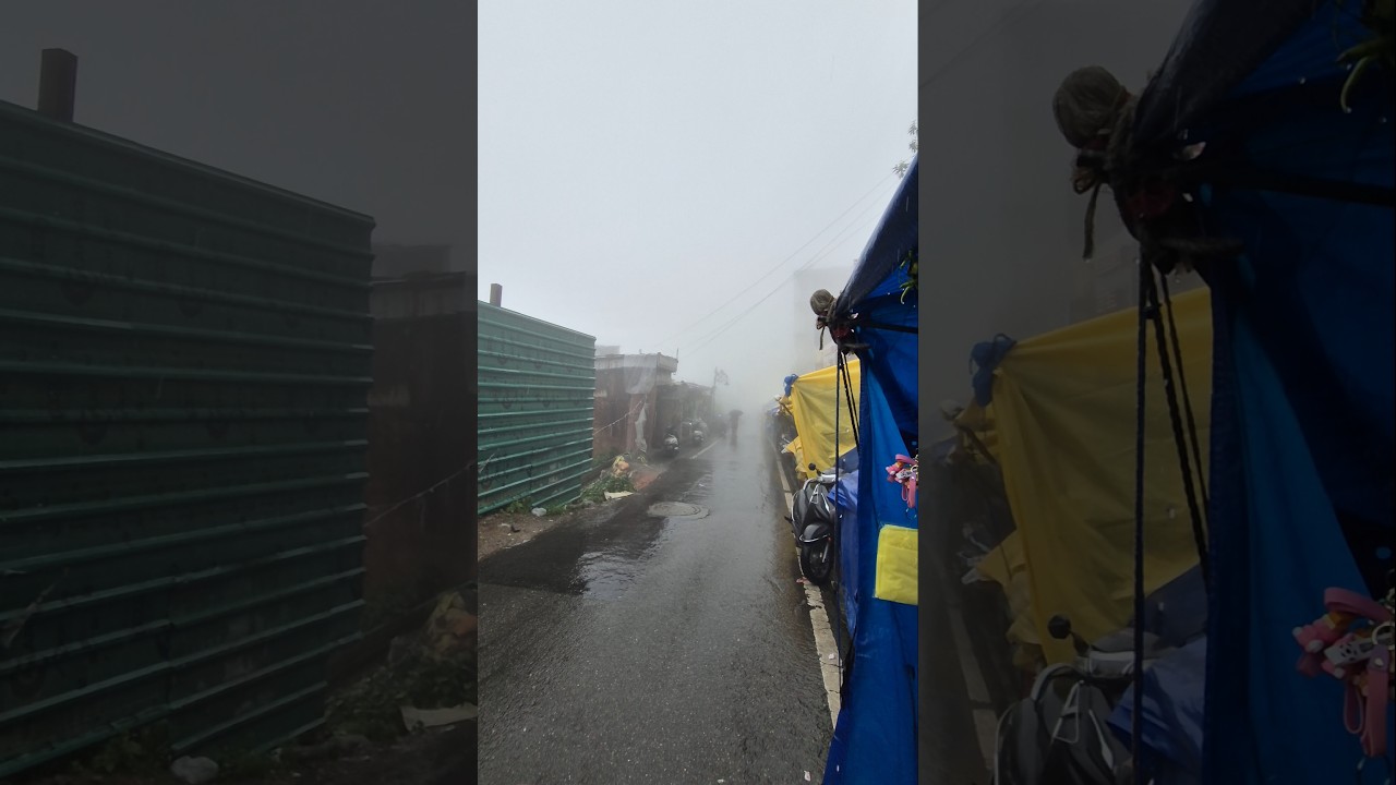 mussoorie Today weather alert #shorts #short #ytshorts #shortsfeed #mussoorie #mussoorieweather