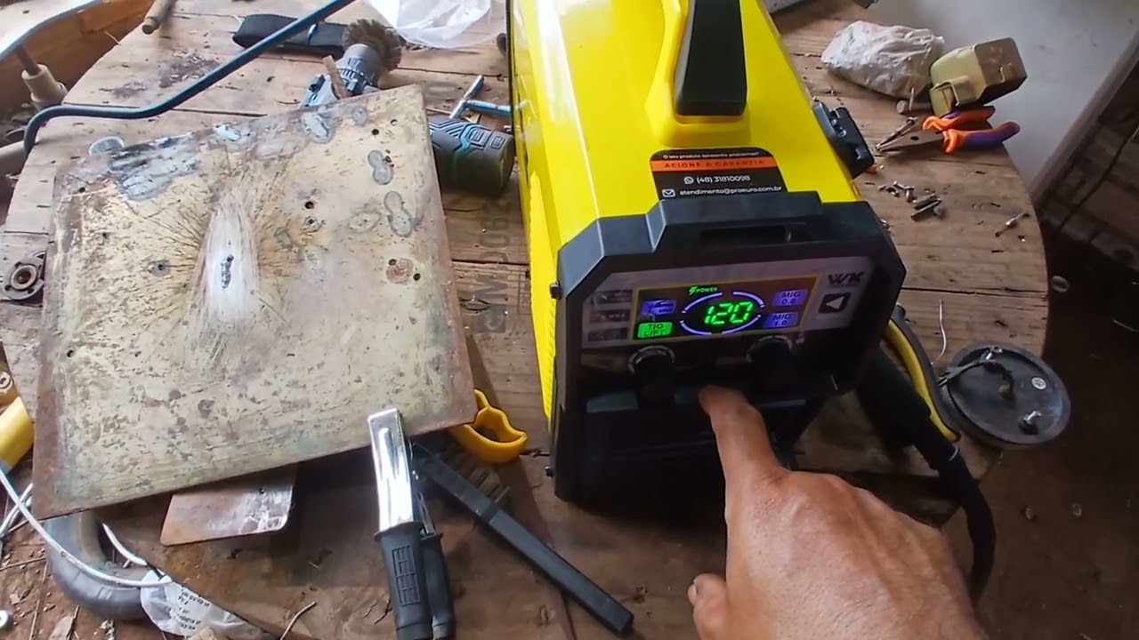 Maquina de solda mig wk 160 da pro euro testes verso aitoolzo 