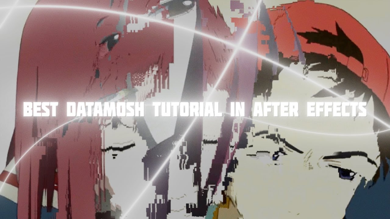 BEST DATAMOSH TUTORIAL IN AFTER EFFECTS