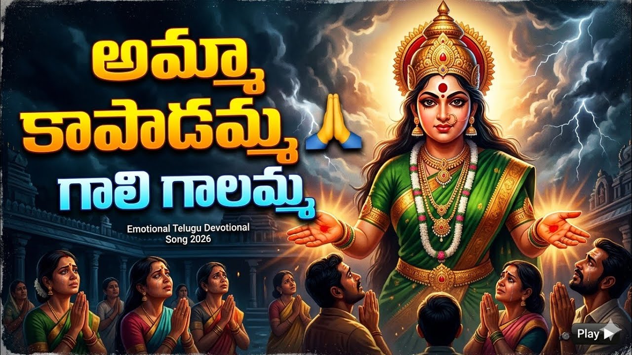 అమ్మా కాపాడమ్మ 🙏 గాలి గాలమ్మ | Emotional Telugu Devotional Song 2026