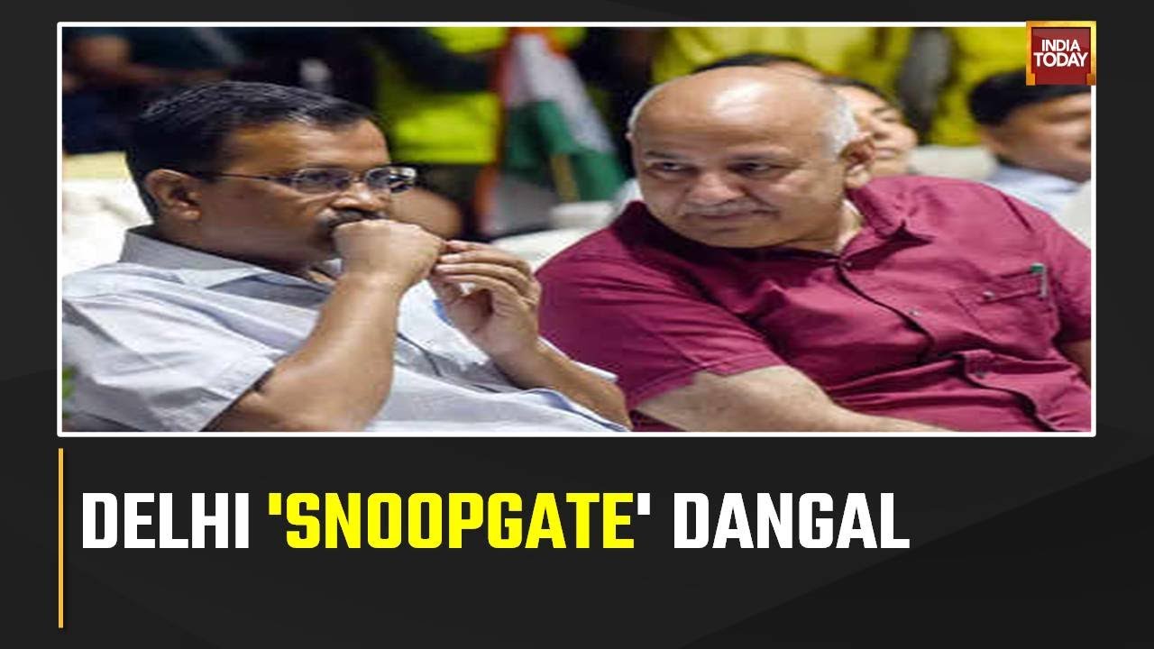 BJP On Dharna Outside Delhi Secretariat Says,' AAP Used Snooping Unit On Netas'