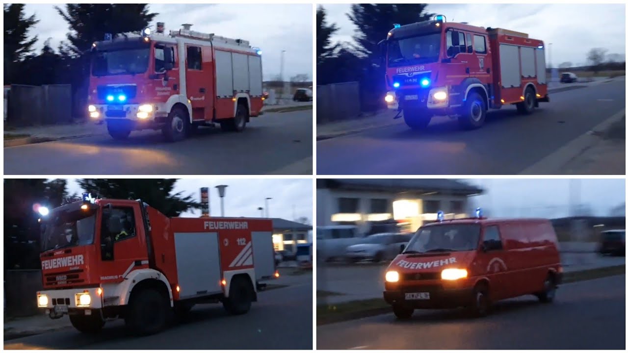 [Wohnungsbrand & Selten] Einsatzfahrten Feuerwehr Mieste und Sachau
