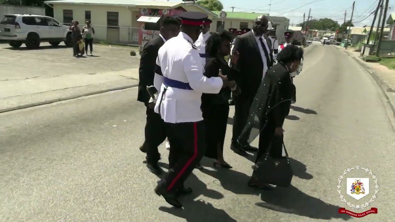 FUNERAL SERVICE OF RETIRED COMMISSIONER OF POLICE GRANTLEY WATSON G.C.M , J.P. , LLB, LEC