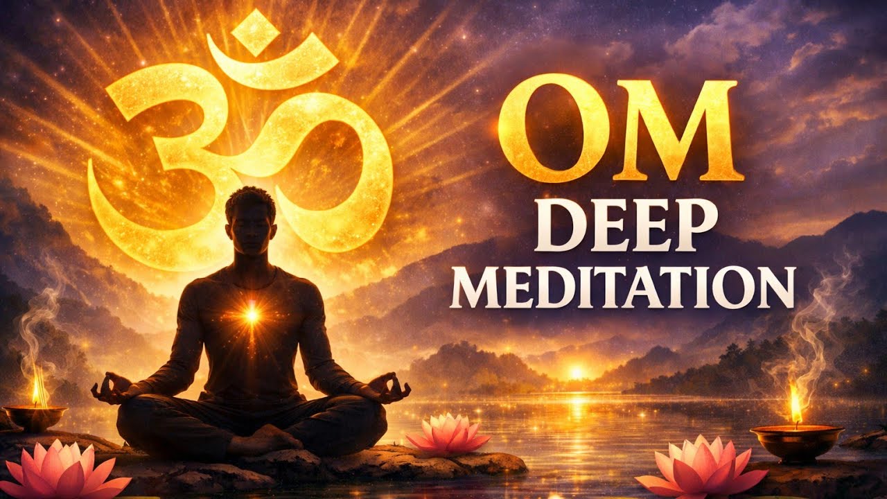 OM Deep Water Meditation 🌊🕉️ | 528Hz Healing Sound | Deep Relaxation & Stress Relief 😌