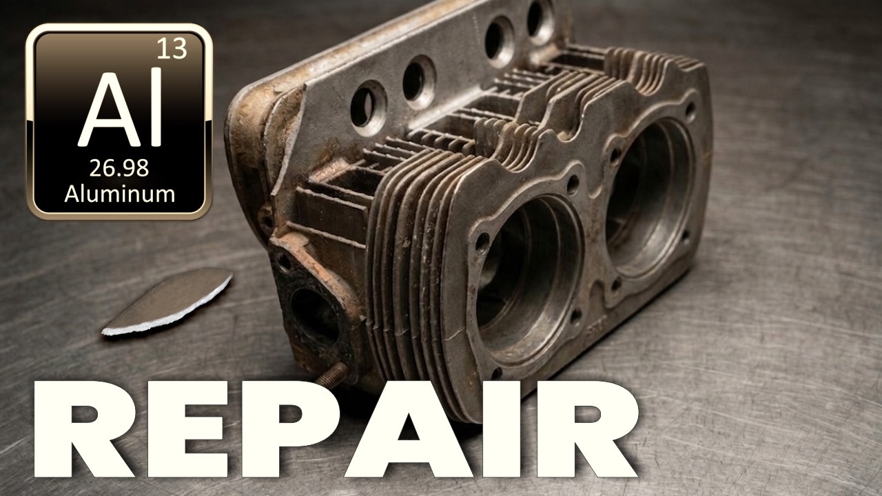 ALUMINUM Head Welded and Milled to Like New Condition!