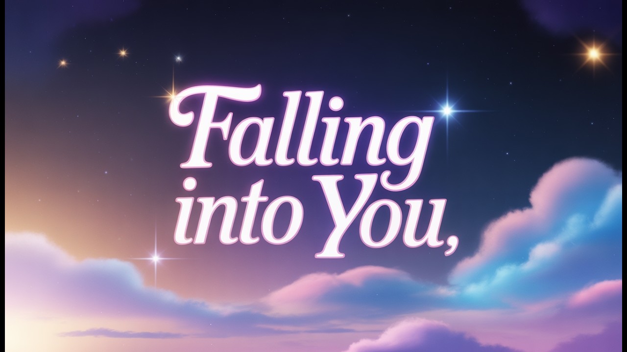 Falling Into You. Official Lyrics Video.
