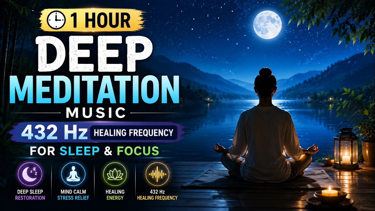 1 Hour Deep Meditation Music | Healing Frequency for Sleep, Focus & Inner Peace