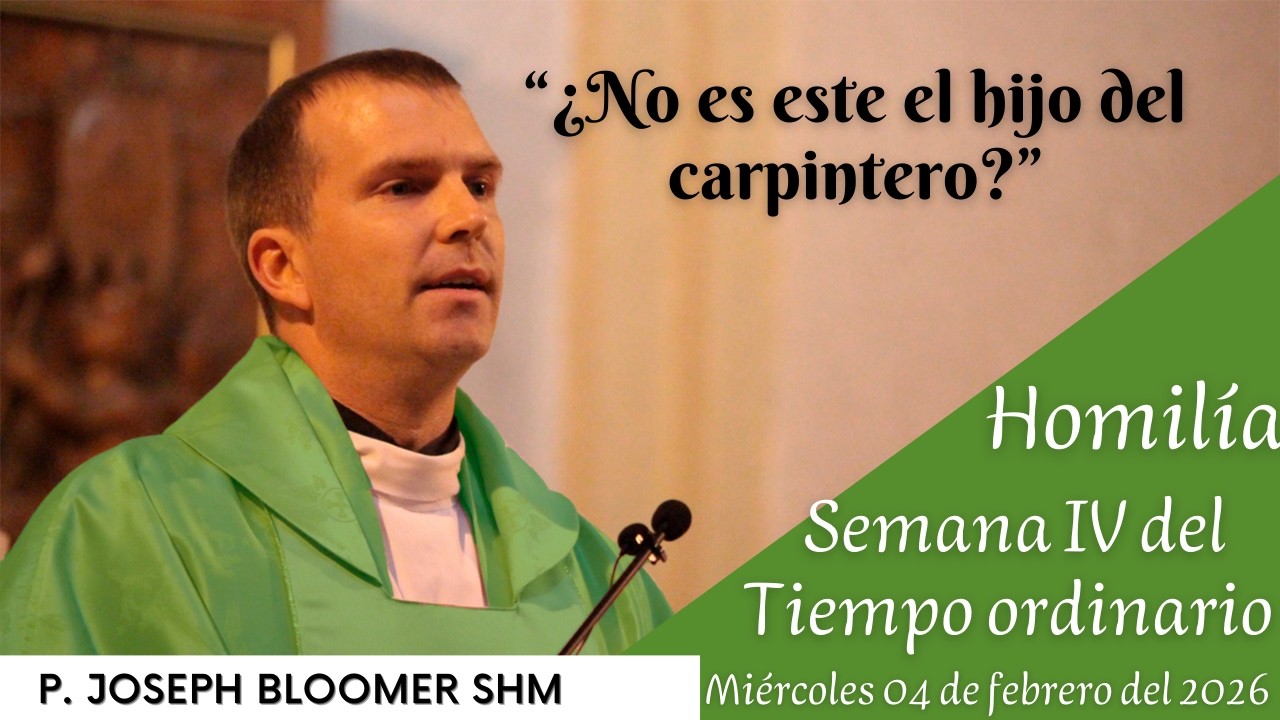 “¿No es este el hijo del carpintero?”- Homilía P. Joseph