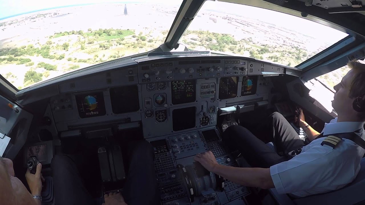 Djibouti HDAM Cockpit View Philip's final check