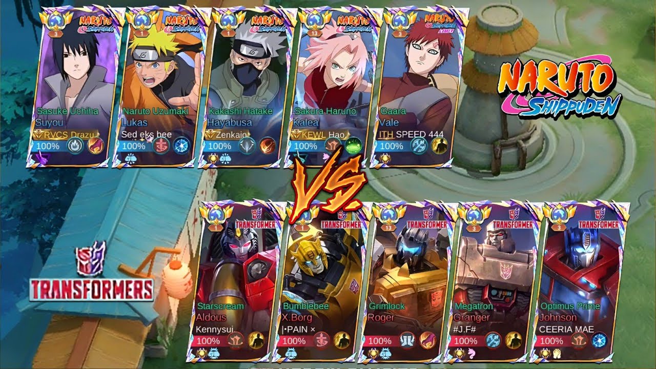 NARUTO vs. TRANSFORMERS! BATTLE OF THE COLLAB SKIN!!🔥 ( WHO WILL WIN? )