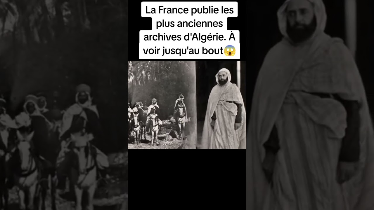 La France publie ses premi&egrave;res images sur l&rsquo;Algerie 
