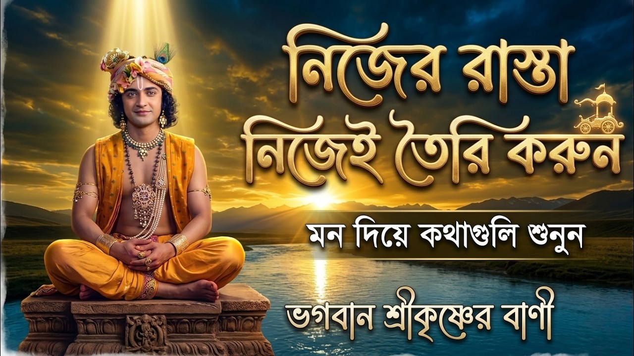 নিজের রাস্তা নিজে তৈরি করুন মন দিয়ে কথাগুলো শুনুন ভগবান শ্রীকৃষ্ণের বাণী Shri Krishna Bani Katha !!