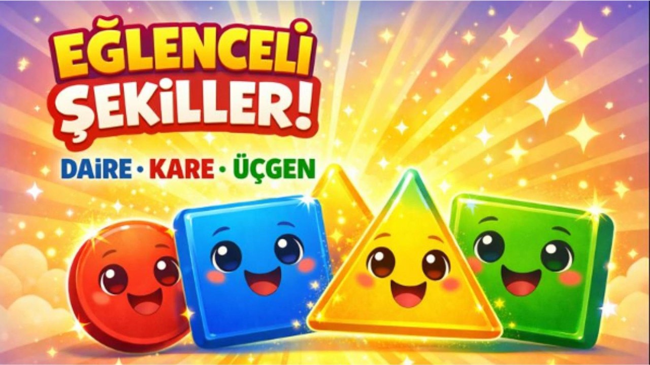 “Şekilleri Eğlenceli Şekilde Öğreniyorum – Çocuklar İçin”