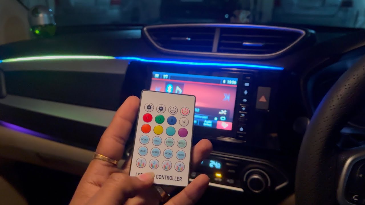 😍 UNBOXING & INSTALLATION 🚗💡check out how to install CARZEX BRAND CAR AMBIENT LIGHT🌟 #diy #light 