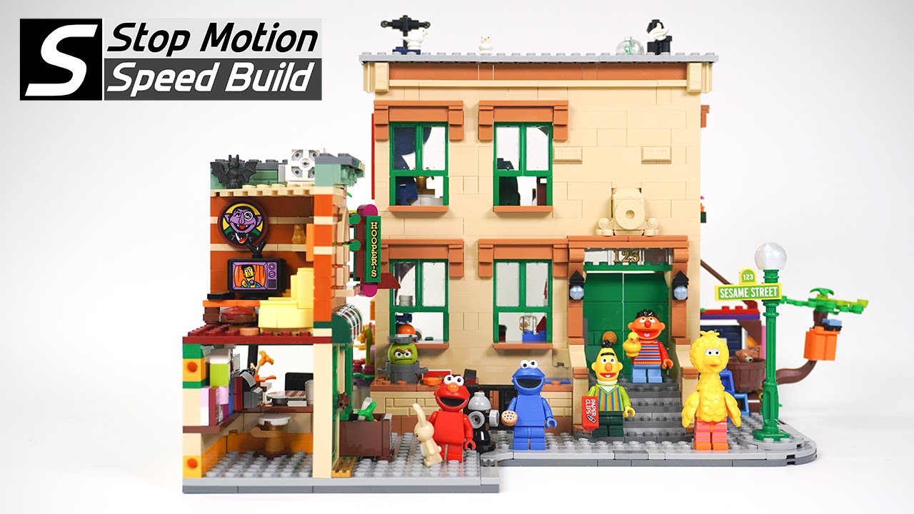 LEGO 21324 IDEAS 123 Sesame Street - Stop Motion Speed Build