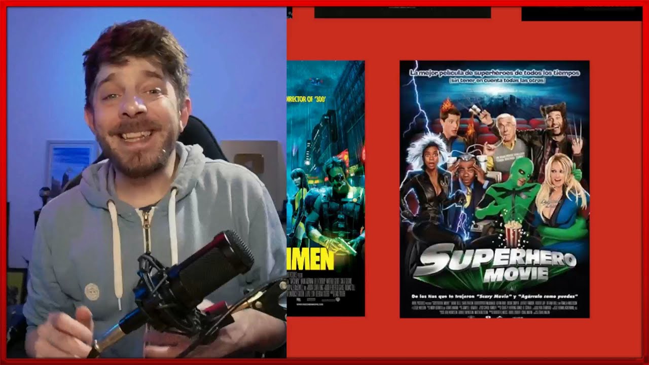 EL CINE DE SUPERHEROES EN UN VIDEO