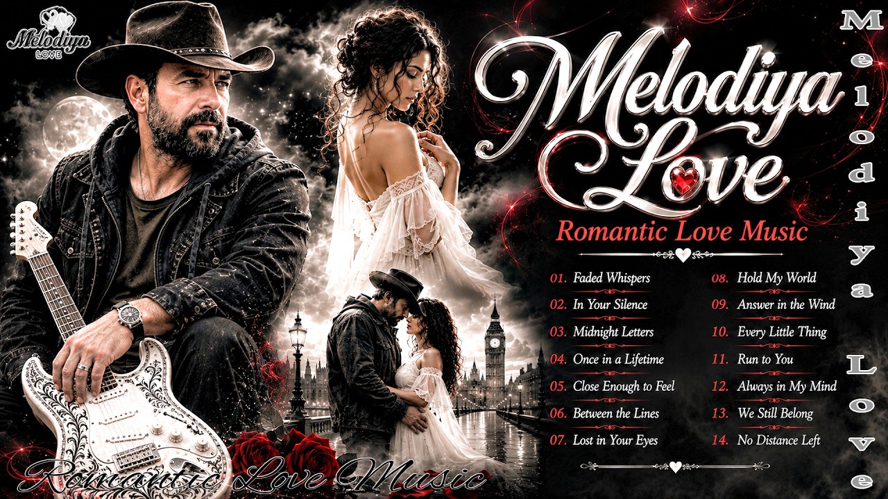 Romantic Love Music ❤️ Deep Voice Love Songs | Emotional Guitar Ballads Playlist.
