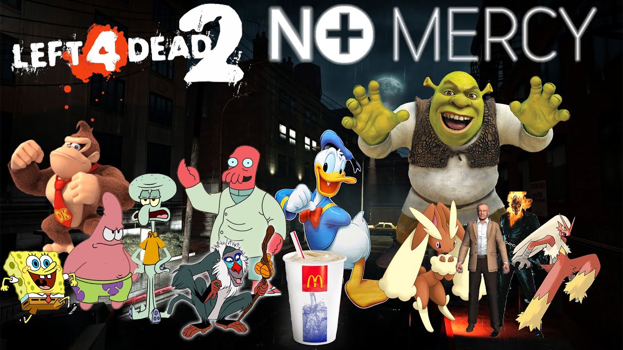 Weirdest Crossover To Date - Left 4 Dead 2 - No Mercy Part 1 (With Mods)