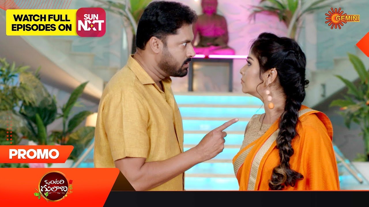 Vontari Gulabi - Promo | 20 March 2023  | Telugu Serial | Gemini TV