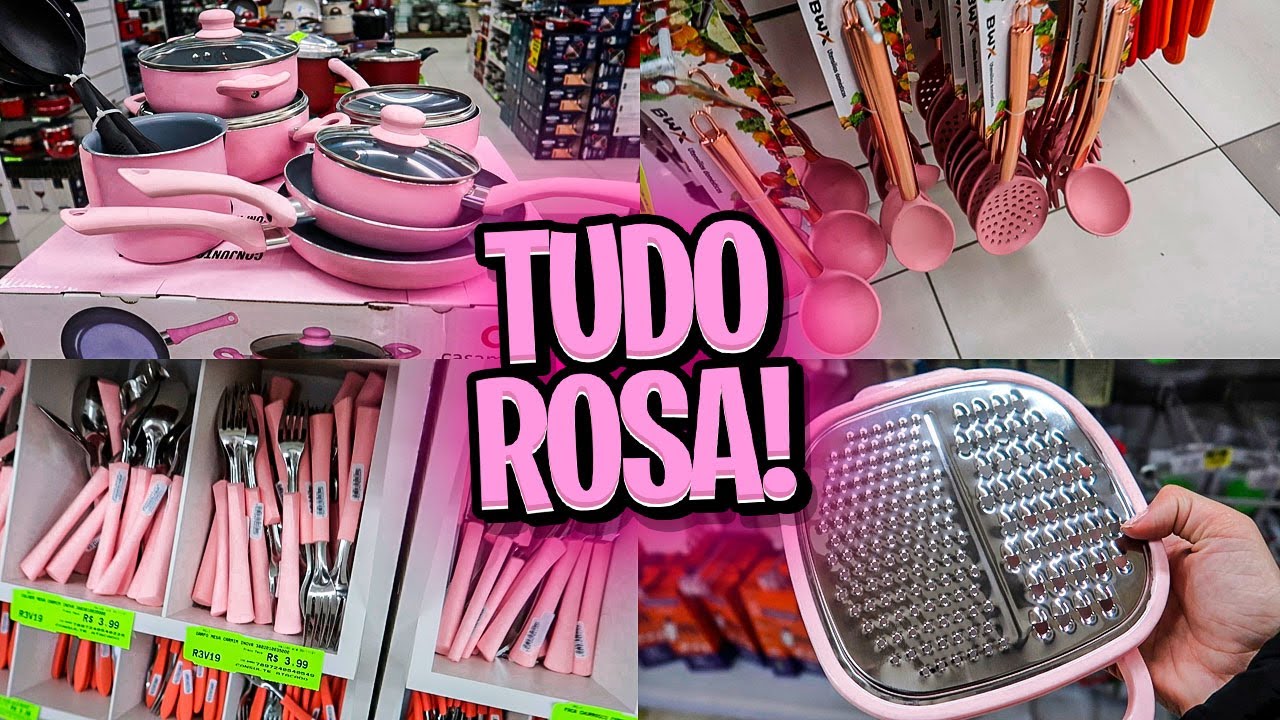 MONTANDO MINHA COZINHA ROSA E FOFA