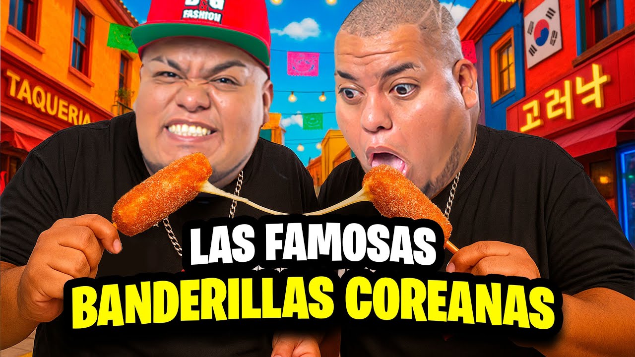 Así se hacen las FAMOSAS BANDERILLAS COREANAS 😍🔥 - Los Gemelos Pantera