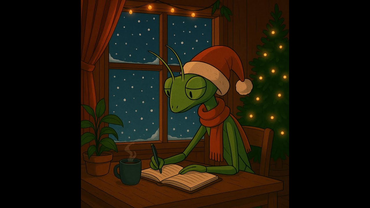 Cozy Lo-Fi Beats 🌿 Winter Ambience, Quiet Pages & Calm Minds | The Mantis Diary