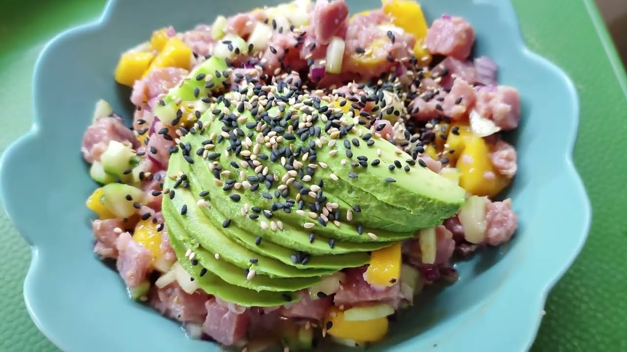 Explosión Tropical: Ceviche de Atún con Mango y Aguacate | La mejor combinación